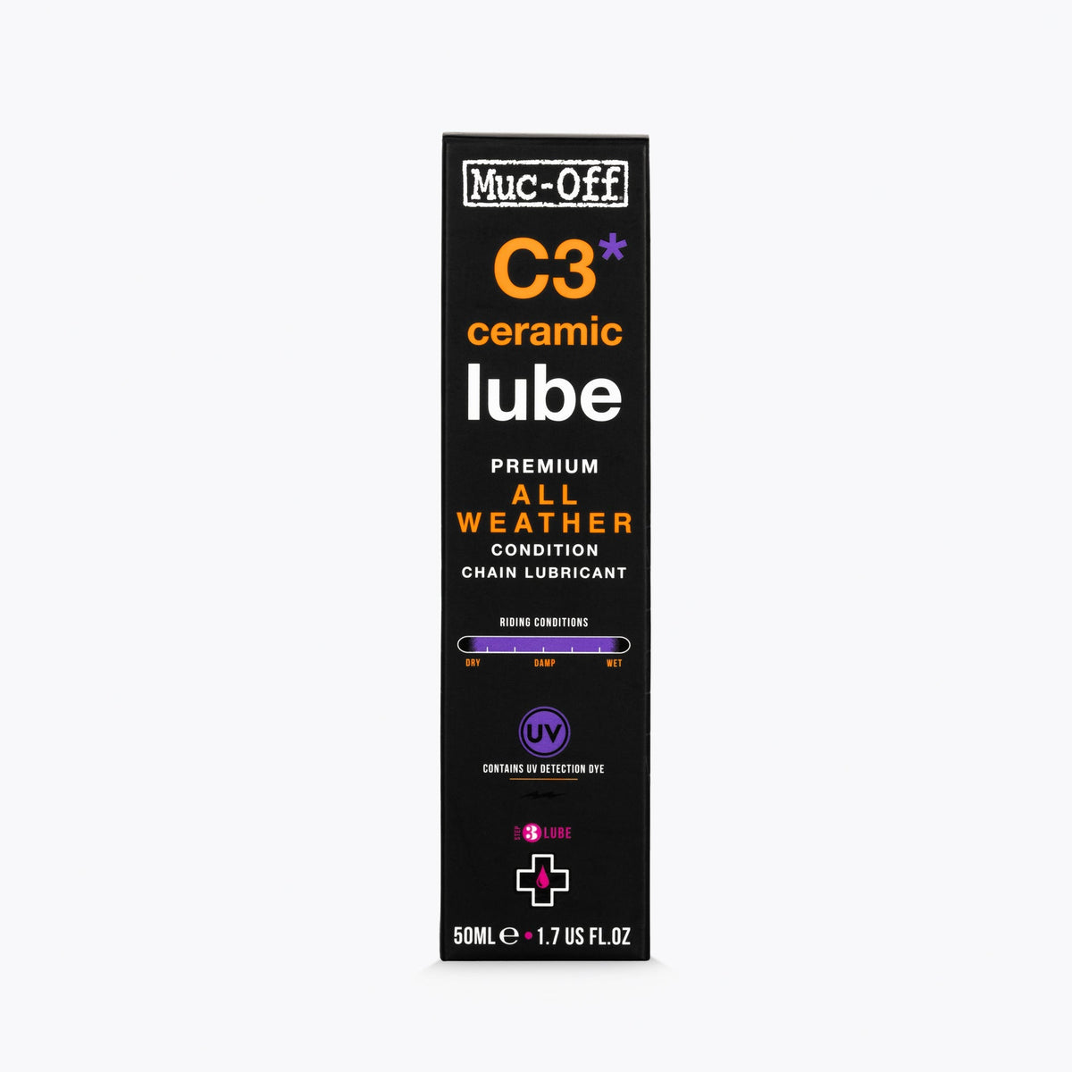 Muc-Off C3 Ceramic All Weather Lube Bottle 120ml